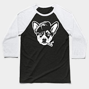 Corgi Bruiser Baseball T-Shirt